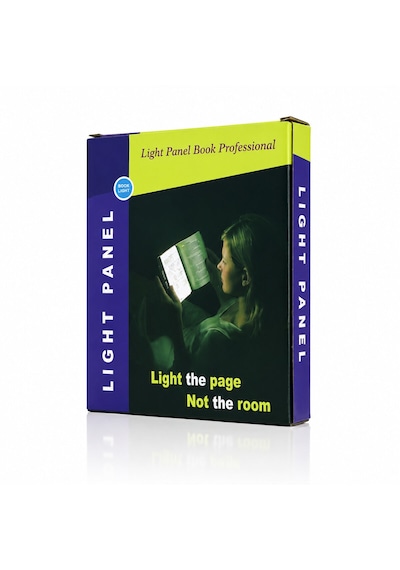 Lunaev Lıght Panel Kitap Sayfa Aydınlatma Led Paneli Kitap Okuma Pilli 15x17 Cm İ10 - 027 .
