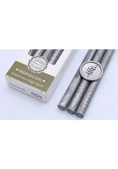Mühür Mumu Çubuk 11mmx120mm 10 lu Paket Model: 605 GÜMÜŞ