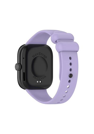 Novstrap Xiaomi Mi Band 8 Pro İle Uyumlu Kordon Kayış Yumuşak Silikon Klasik Kordon
