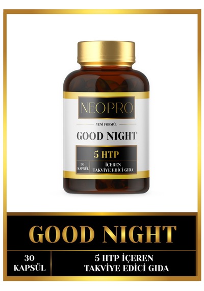 Neopro Goodnight 5 Bileşenli Rahatlatıcı Gece Formülü Takviye Edici Gıda 30 Kapsül