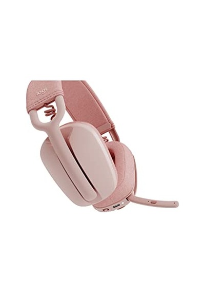 Zone Vibe 100 Kablosuz Kulak Üstü Kulaklık, Gürültü Önleyici Mikrofon, Pembe
