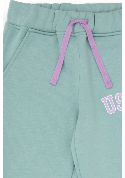 U.S. Polo Assn. Kız Çocuk Mint Şardonlu Jogger Eşofman Altı 50317893-VR090