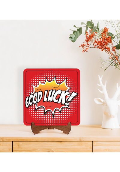 Bk Gift Pop Art Tasarımlı Ahşap Standlı Puzzle Çerçeve-13