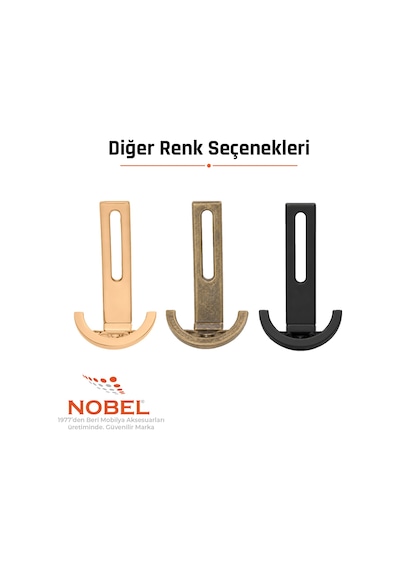 Palmiye Lüks Portmanto Askı, Metal, Vestiyer Askı, 158 Gr, Dolap Askılık, Duvar Askılığı, Albrifin Vidalı