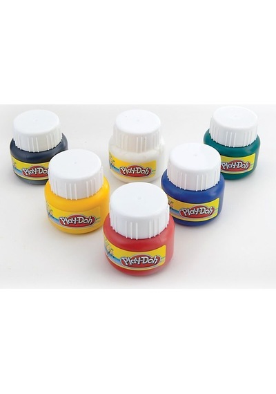 Play-Doh Gu001 6 Renk Guaj Boya 30Ml Çok Renkli