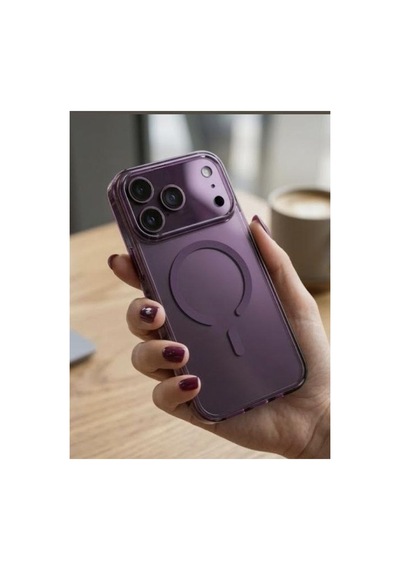 Apple Uyumlu iPhone 17-18 Pro Max Güçlendirilmiş Magsafe Şarj Özellikli Sararmaz Kristal Sert Kapak Kılıf Ve Kırılmaz Ekran Koruyucu Mor Mor Apple Uyumlu iPhone 17-18 Pro Max Güçlendirilmiş Magsafe Şarj Özellikli Sararmaz Kristal Sert Kapak Kılıf Ve Kırılmaz Ekran Koruyucu Mor Mor