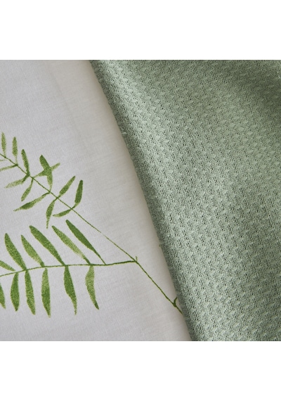 Karaca Home Herbal %100 Pamuk Çift Kişilik Nevresim Pike Set Beyaz