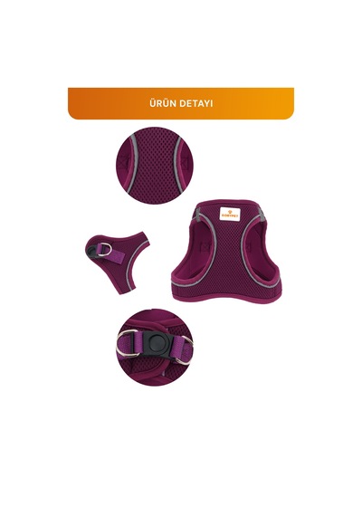 Kediler Ve Köpekler İçin Rahat, Dayanıklı Göğüs Tasması M