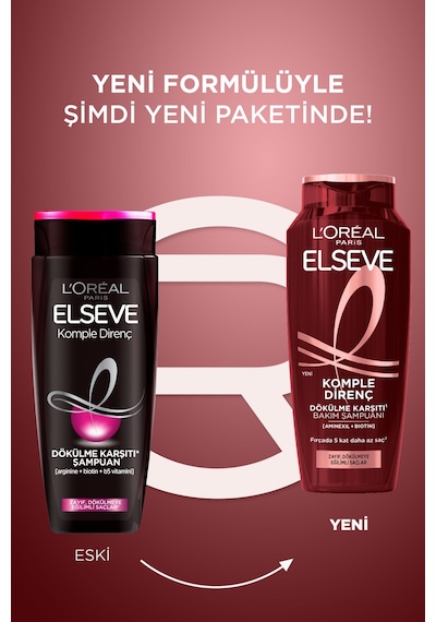 ELSEVE Komple Direnç Dökülme Karşıtı Şampuan 300 ml