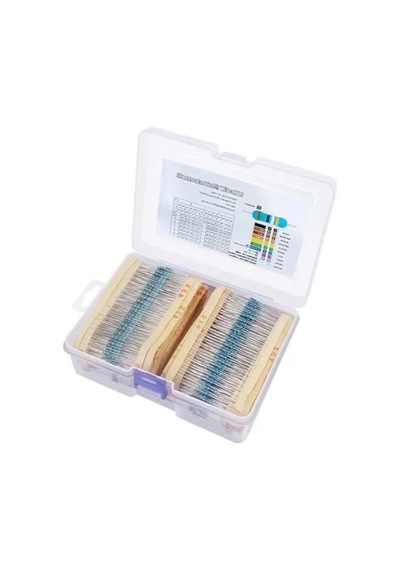 Direnç Seti, 1 Ohm - 10 Mega Ohm Arası 130 Çeşit 2600 Parça