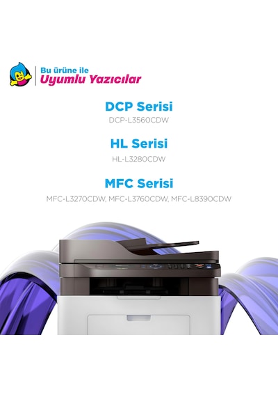 Brother Tn-279xl Uyumlu Toner Mavi- Çipli / Dcp-l3560cdw / Hl-l3280cdw / Mfc-l3270cdw / L3760cdw / L8390cdw