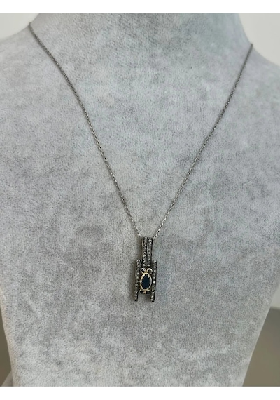 Safir Elmas Kolye 344