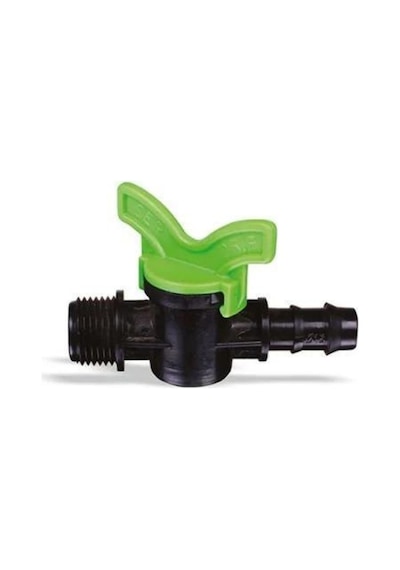 Damlama Kurtağzı Erkek Mini Vana 16x1/2" 10 Adet Dış Dişli