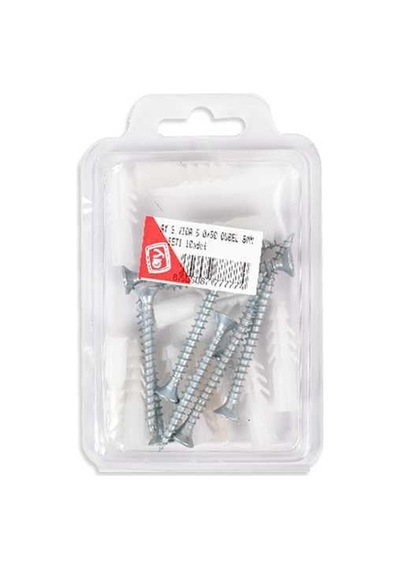 T 5x50 8mm Dubel S.vida Seti 10 Adet