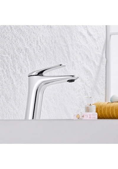 Vero Kısa Lavabo Bataryası Parlak Krom