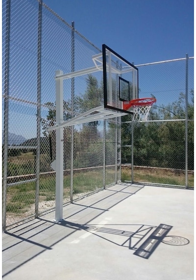 Adelinspor Basketbol Potası Yükseklik Ayarlı 105x180 10 MM Cam
