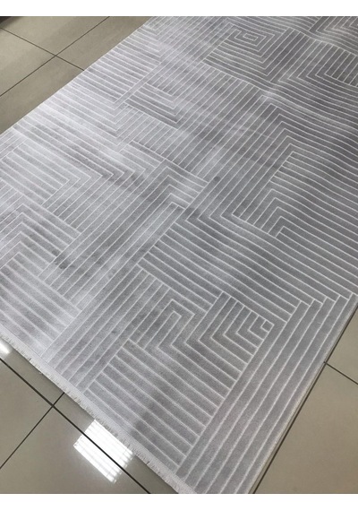 Merinos Halı Vega 74103 061 Serisi Akrilik Salon Oturma Yatak Odası Halısı Gri