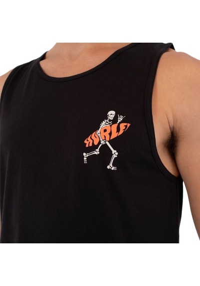 Hurley Hurley Tank Printing Press Flamengue Erkek Siyah Tank Top 001