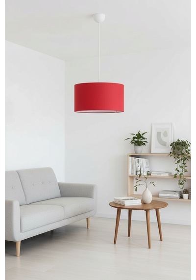 Testa Sarkıt Avize Beyaz-kırmızı 38x21x70