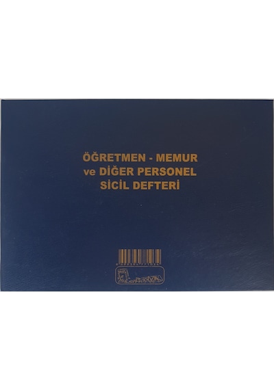 Kocaoluk Öğretmen-memur Ve Diğer Personel Sicil Defteri