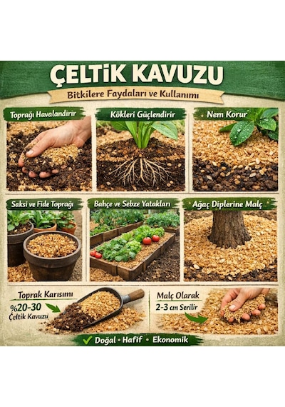 Çeltik Kavuzu %100 Doğal Toprak Düzenleyici 20 L