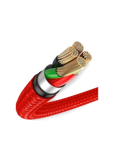 Baseus Halo Mikro Usb 3A Kısa Hızlı Şarj Kablosu 0.25 CM