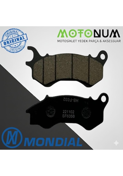 Mondial Strada Ön Fren Balata Takımı Mdl0018
