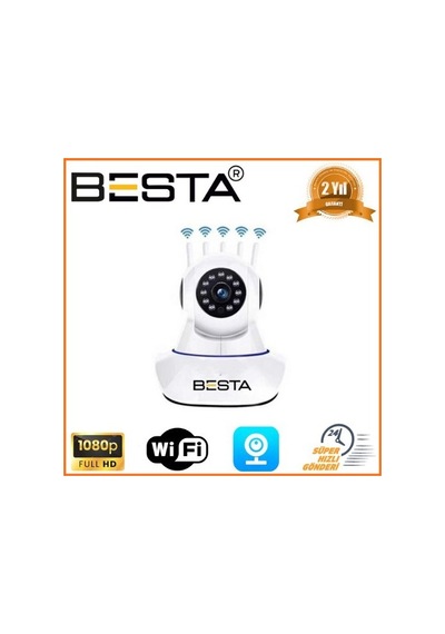 2 Mp 1080p 5 Antenli Kablosuz Bebek Kamerası Kd-1605