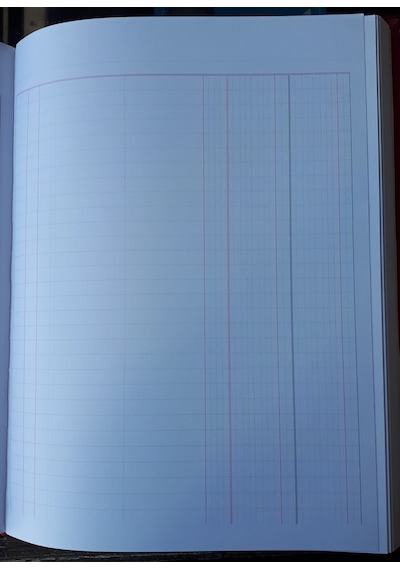 Ticari Defter Kebir 25 Cmx35 Cm 350 Yp Sert Kapak 90 Gr Kağıt