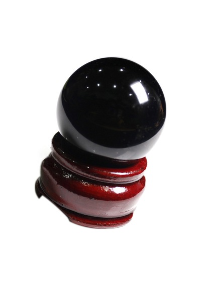 Zarif Doğal Obsidiyen Kristal Top, 3 Cm Çapında Cilalı Küre - Sevdikler Ve Arkadaşlar İçin Mükemmel Bir Hediye