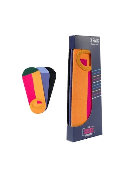 The Socks Company 161p 3 Çift Desenli Kadın Görünmez Çorap Çok Renkli The Socks Company 161p 3 Çift Desenli Kadın Görünmez Çorap Çok Renkli