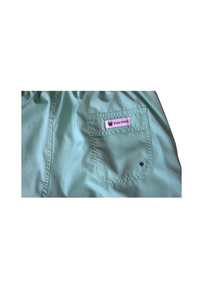 Wild Wood Garment Wild Wood "mint Breeze" Su Yeşili Hızlı Kuruyan Erkek Deniz Şortu Su Yeşili