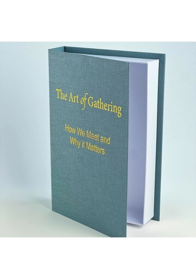 Bak Gel Al Premium Bez Kaplama Kitap Şeklinde Dekoratif Saklama Kutusu - The Art Of Gathering