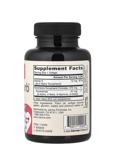 Jarrow Formulas, Toco-sorb , 60 Capsules