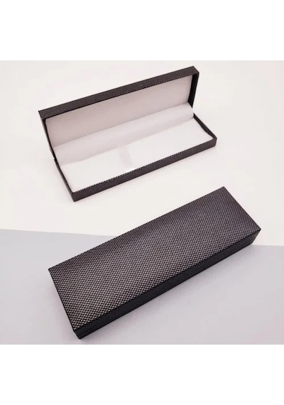 Şık Tasarımlı Promosyon Kalem Kutusu 16 Cm X 5 Cm Beyaz