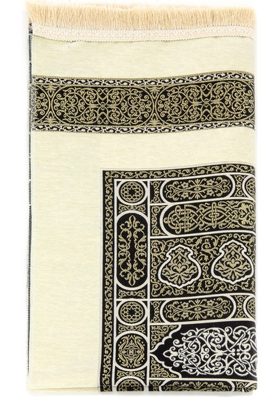 Kabe Desenli Ultra Plus Krem Şönil Seccade 17
