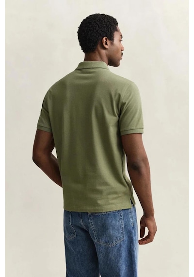 Gant Erkek Yeşil Regular Fit Logolu Polo Yaka T-shirt-14849