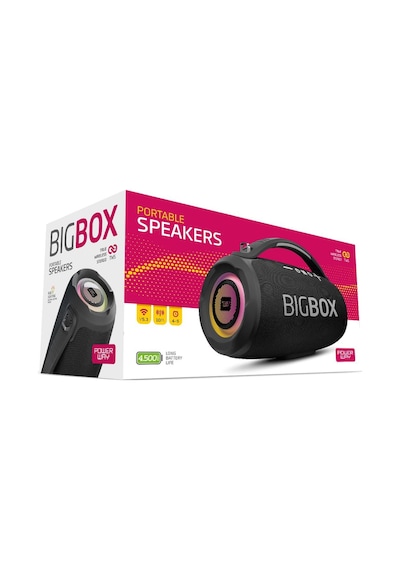 Powerway Bigbox 40 W Çift Bass Led Işıklı Bluetooth Hoparlör