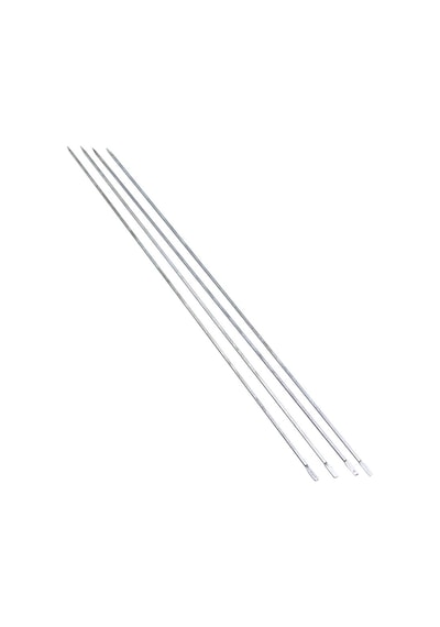 İnce Kare Kesim Metal Ciğer Ve Domates Şişi - 50 Cm