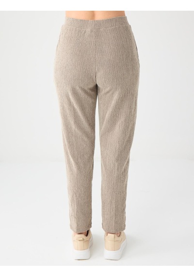 Jimmy Key Vizon Normal Bel Normal Paça Beli Lastikli Örme Pantolon 5ww186139927