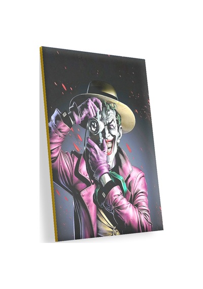 Cakasepetim Joker Batman Öldüren Şaka Görseli Ahşap Mdf Tablo