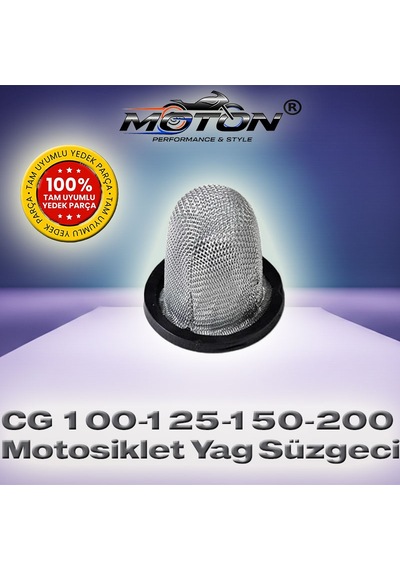 Cg 100-125-150-200 Motosiklet Yağ Süzgeci Filtresi Universal Uyumlu