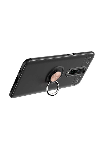 Xiaomi Redmi K30 Kılıf Yüzüklü Magnetli Ravel Case