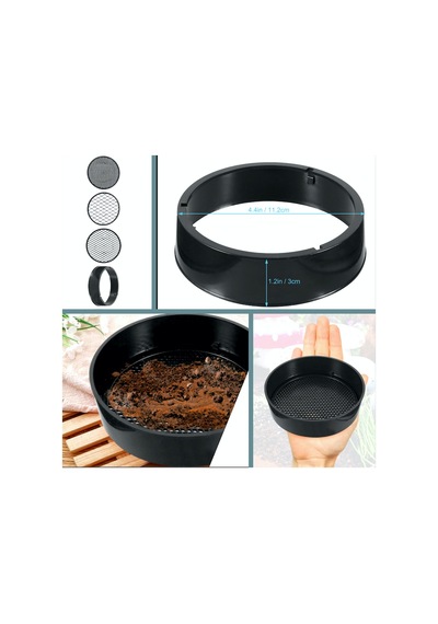 Omeniv 11cm Çap Mini Elek Seti Sukulent Bonsai Kaktüs Eleği