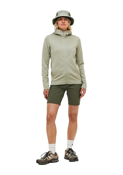 Peak Performance W Rider Tech Zip Hood Yeşil Yeşil