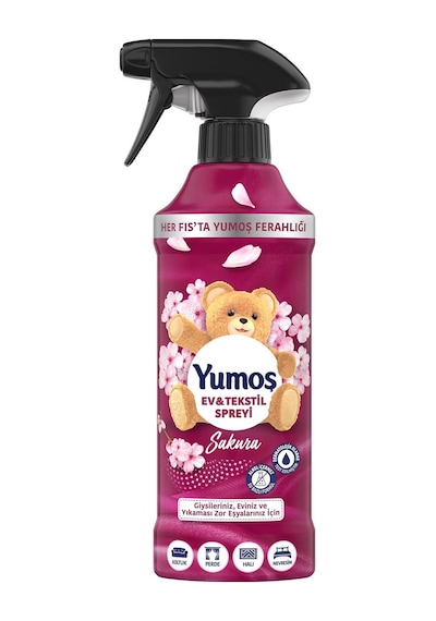 Sprey Yıkanması Zor Eşyalar İçin Giysi Spreyi Sakura 450 Ml