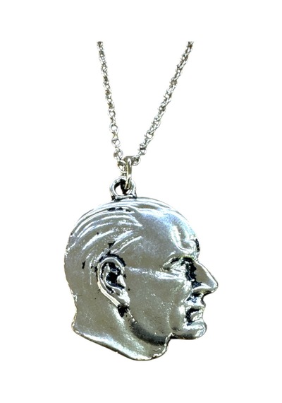 Atatürk Büst Figürlü Metal Unisex Kolye Çok renkli