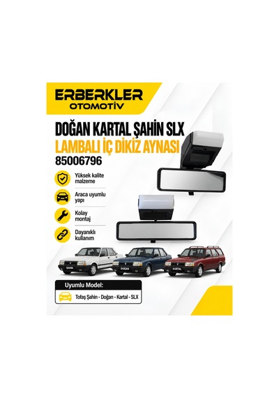 85006796 Ic Dıkız Aynası Lambalı M131 Dks 0011018 - Erb2066