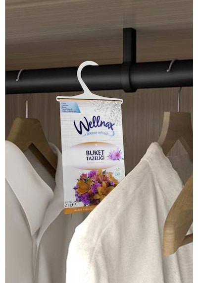 Wellnax Askılı Dolap Ve Çekmece Kokusu Buket Tazeliği 8 Adet