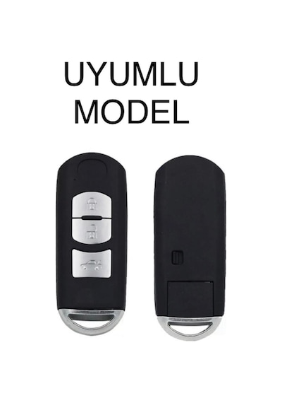 Mazda Uyumlu 2 3 5 6 CX5 CX7 CX9 MX5 Anahtar Koruma Kılıf Beyaz